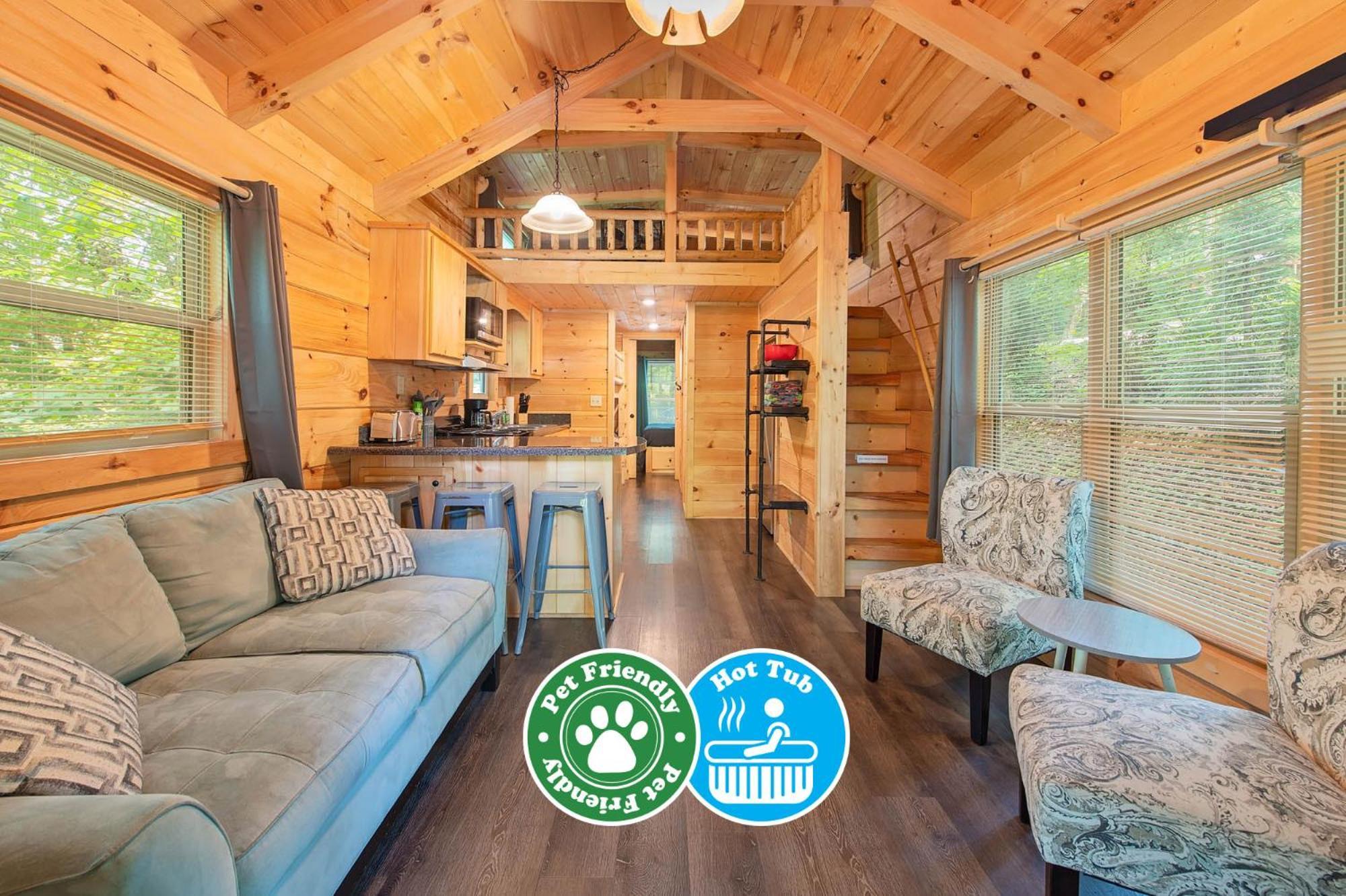 Eden Cabin Forested Tiny Home On Lookout Mtn Chattanooga Eksteriør bilde